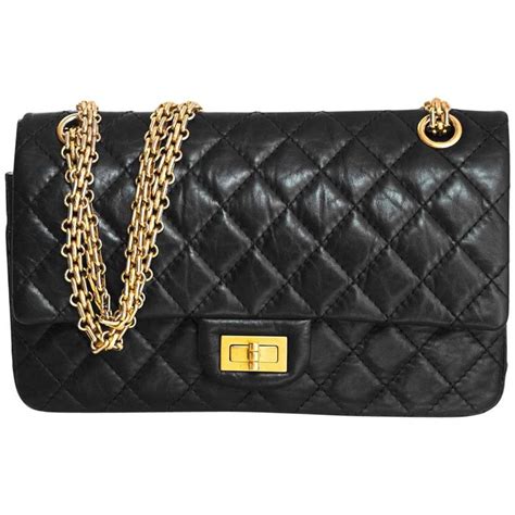 chanel black reissue 225|chanel reissue 225 price.